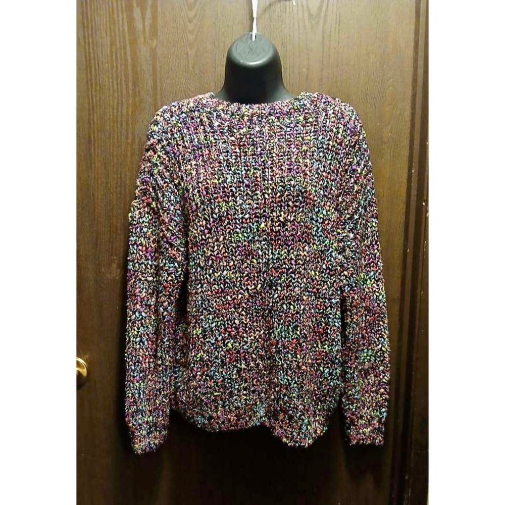 Justice Girls Confetti Knit Sweater XL (16/18) Colorful Chunky JC514 - Picture 7 of 8